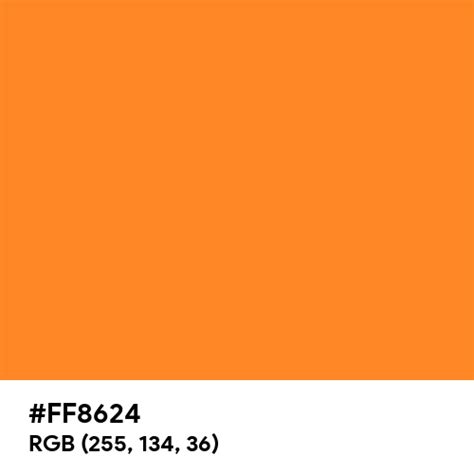 vibrant orange hex code.